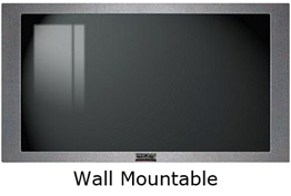 Props America Faux Flat Screen TV Props are wall mountable.  Props America prop TVs mount with small screws or nails.